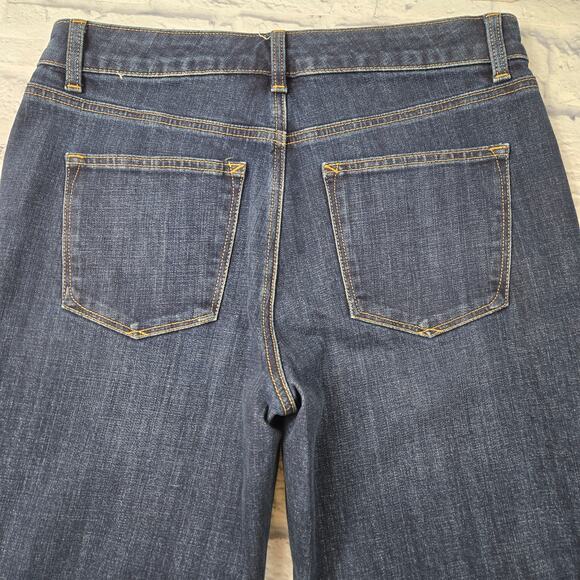 Talbots Women's Everyday Relaxed Jeans Ankle Corsica Dark Wash Stretch size 8 - Picture 10 of 12